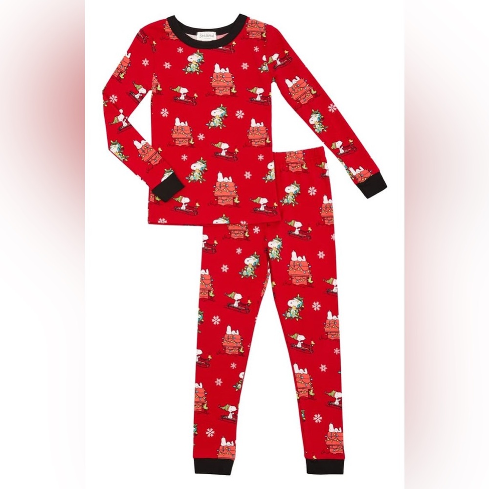 NWT BedHead | Peanuts Christmas Themed Pajamas (2T)